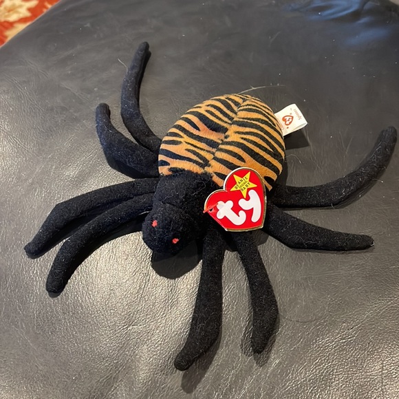 Bundle of three Ty Beanie Babies (Spinner, Rainbow, Lucky) - Picture 2 of 5